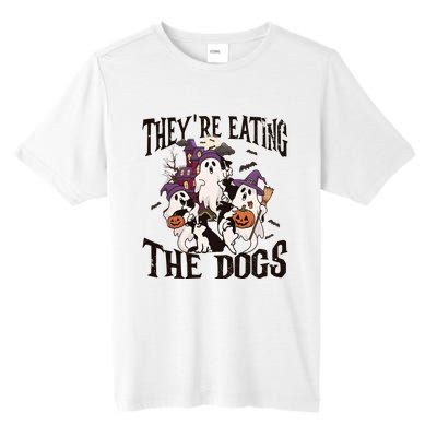 Theyre Eating The Dogs Halloween Cute Ghoul Ghost Tall Fusion ChromaSoft Performance T-Shirt