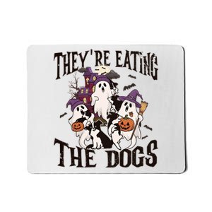 Theyre Eating The Dogs Halloween Cute Ghoul Ghost Mousepad