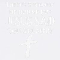 The Enemy Thought He Had Me But Jesus Said You Are Mine Garment-Dyed Sweatshirt