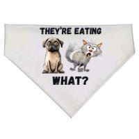 TheyRe Eating The Dogs TheyRe Eating The Cats The Pets USA-Made Doggie Bandana