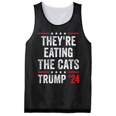 TheyRe Eating The Cats Mesh Reversible Basketball Jersey Tank