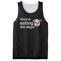 TheyRe Eating The Dogs Funny President Debate Trump Harris Mesh Reversible Basketball Jersey Tank