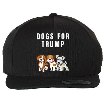 TheyRe Eating The Dogs Funny Trump Harris Election Debate Wool Snapback Cap