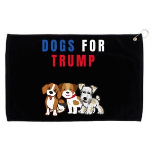 TheyRe Eating The Dogs Funny Trump Harris Election Debate Grommeted Golf Towel