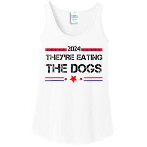 TheyRe Eating The Dogs Elections 2024 Democrat Republican Ladies Essential Tank