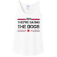 TheyRe Eating The Dogs Elections 2024 Democrat Republican Ladies Essential Tank