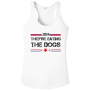 TheyRe Eating The Dogs Elections 2024 Democrat Republican Ladies PosiCharge Competitor Racerback Tank