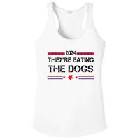 TheyRe Eating The Dogs Elections 2024 Democrat Republican Ladies PosiCharge Competitor Racerback Tank