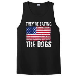 TheyRe Eating The Dogs Funny Election Voting 2024 Quote PosiCharge Competitor Tank