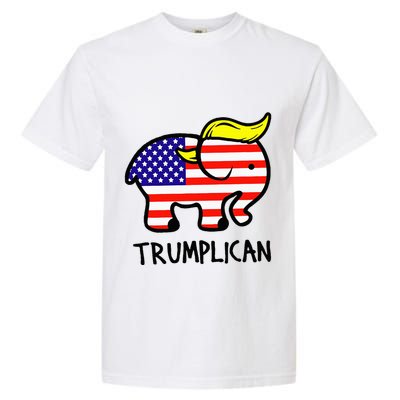 Trumplican Elephant TrumpFunny RepublicanUltra Maga 2024 Garment-Dyed Heavyweight T-Shirt
