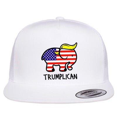 Trumplican Elephant TrumpFunny RepublicanUltra Maga 2024 Flatbill Hat