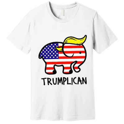 Trumplican Elephant TrumpFunny RepublicanUltra Maga 2024 Premium T-Shirt