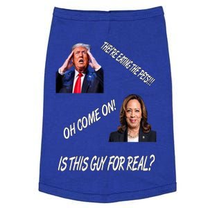 TheyRe Eating The Pets Funny Donald Trump Kamala Harris Doggie Tank