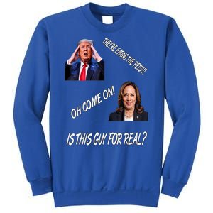 TheyRe Eating The Pets Funny Donald Trump Kamala Harris Sweatshirt