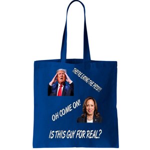 TheyRe Eating The Pets Funny Donald Trump Kamala Harris Tote Bag