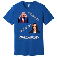 TheyRe Eating The Pets Funny Donald Trump Kamala Harris Premium T-Shirt