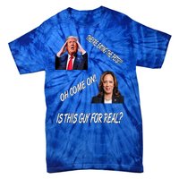 TheyRe Eating The Pets Funny Donald Trump Kamala Harris Tie-Dye T-Shirt