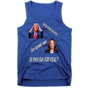 TheyRe Eating The Pets Funny Donald Trump Kamala Harris Tank Top