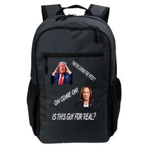 TheyRe Eating The Pets Funny Donald Trump Kamala Harris Daily Commute Backpack