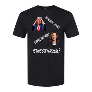 TheyRe Eating The Pets Funny Donald Trump Kamala Harris Softstyle CVC T-Shirt