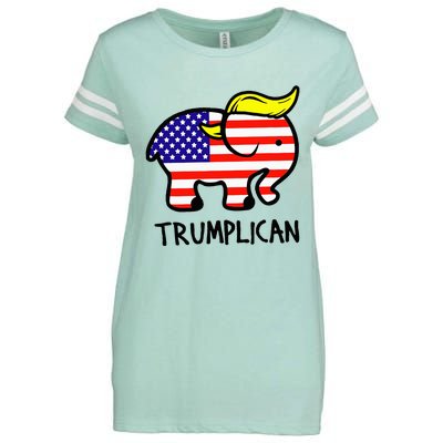 Trumplican Elephant TrumpFunny RepublicanUltra Maga 2024 Enza Ladies Jersey Football T-Shirt