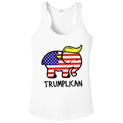 Trumplican Elephant TrumpFunny RepublicanUltra Maga 2024 Ladies PosiCharge Competitor Racerback Tank