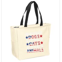 TheyRe Eating The Dogs TheyRe Eating The Cats And Animals Zip Tote Bag