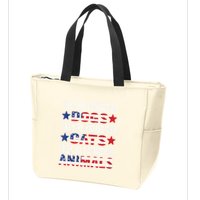 TheyRe Eating The Dogs TheyRe Eating The Cats And Animals Zip Tote Bag