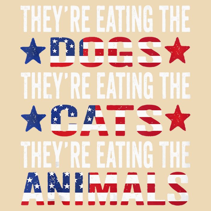 TheyRe Eating The Dogs TheyRe Eating The Cats And Animals Zip Tote Bag