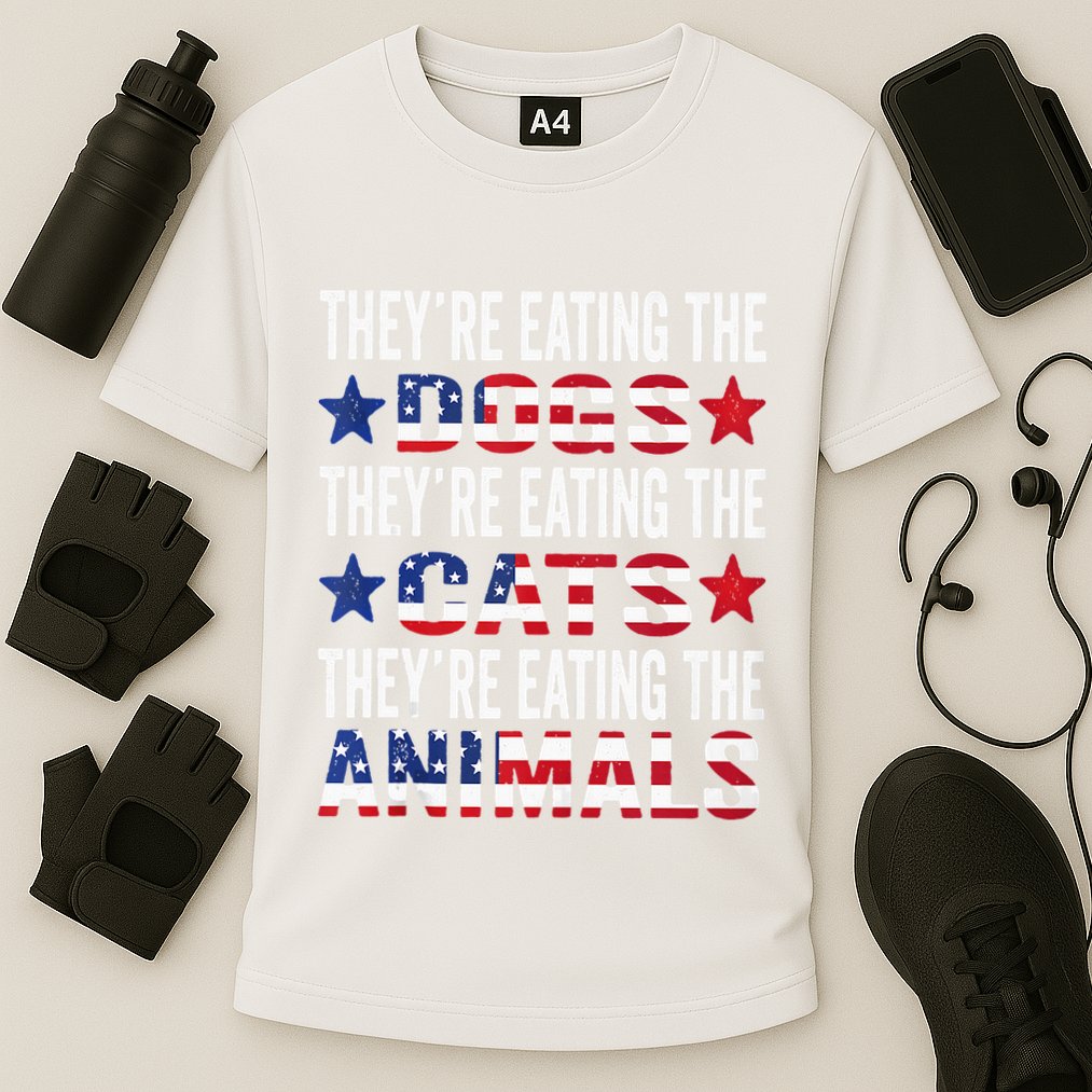 TheyRe Eating The Dogs TheyRe Eating The Cats And Animals Cooling Performance Crew T-Shirt