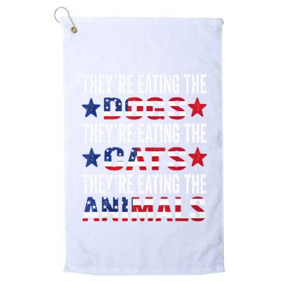 TheyRe Eating The Dogs TheyRe Eating The Cats And Animals Golf Towel