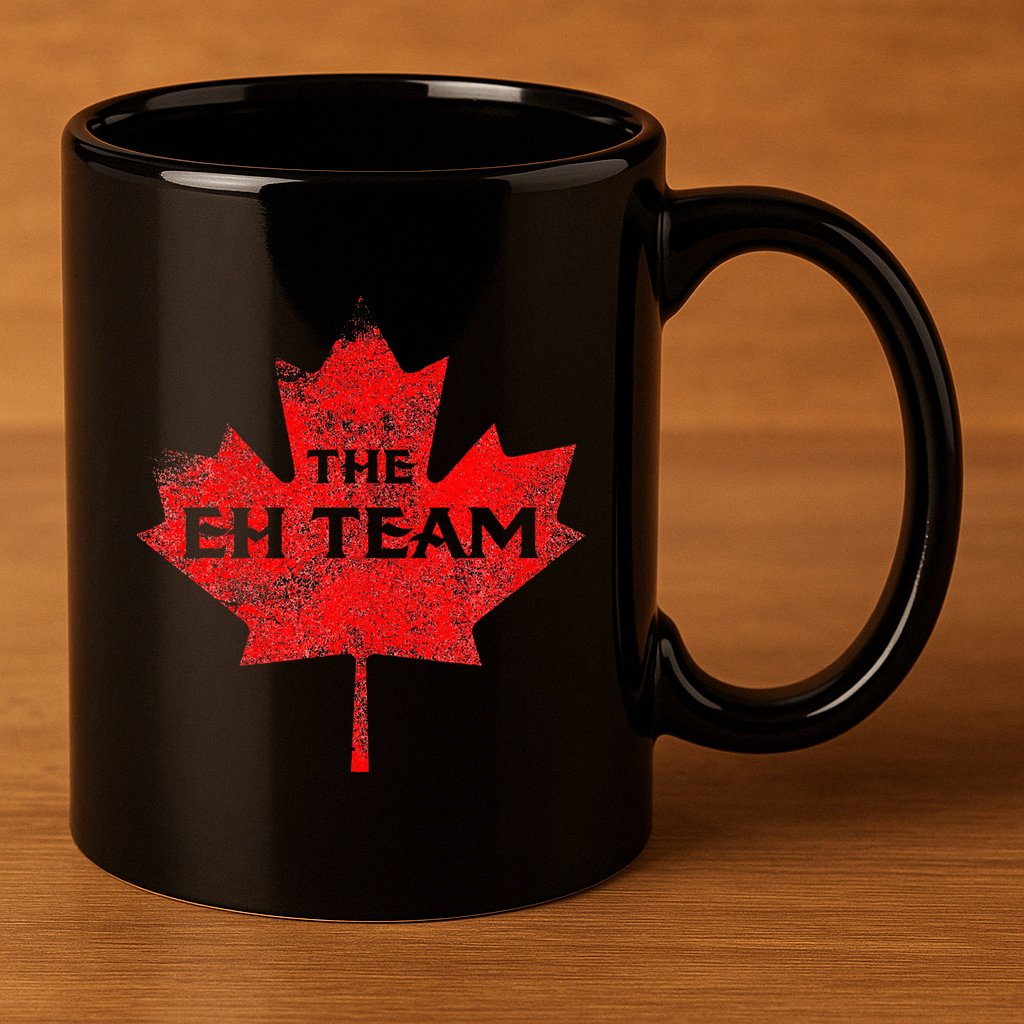 The EH Team Canada Funny Canadian 11oz C Handle Ceramic Mug