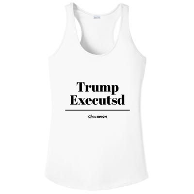 Trump Executed The Onion Ladies PosiCharge Competitor Racerback Tank