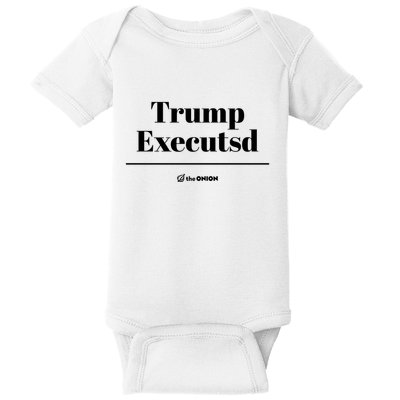 Trump Executed The Onion Baby Bodysuit