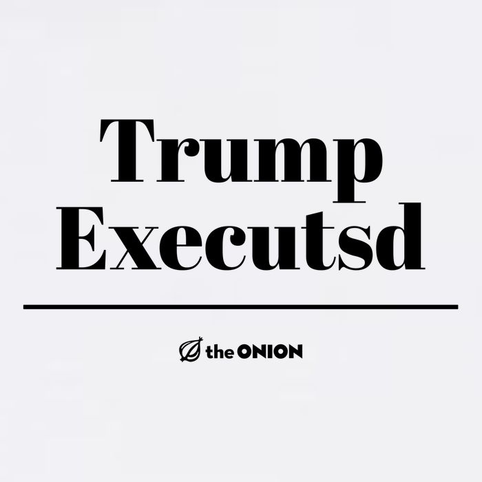 Trump Executed The Onion Wool Snapback Cap