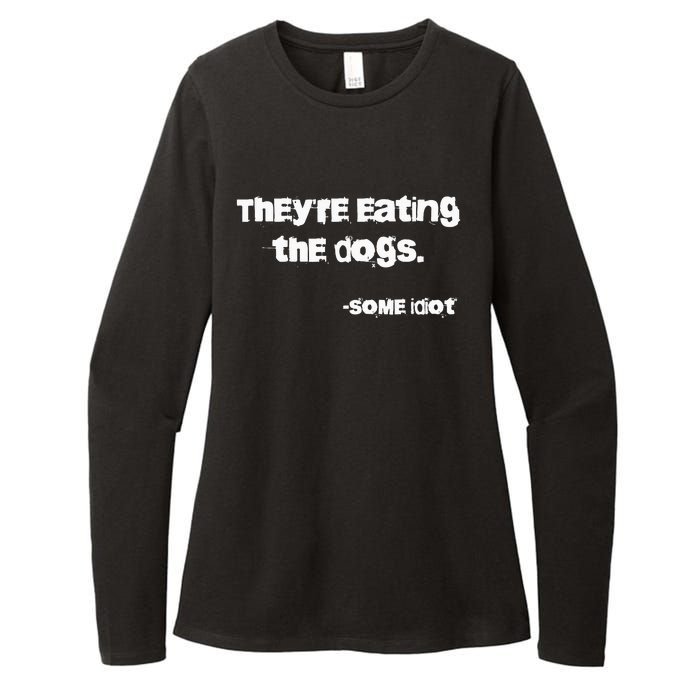 TheyRe Eating The Dogs Womens CVC Long Sleeve Shirt