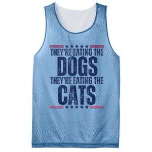 TheyRe Eating The Dogs They’Re Eating The Cats Mesh Reversible Basketball Jersey Tank