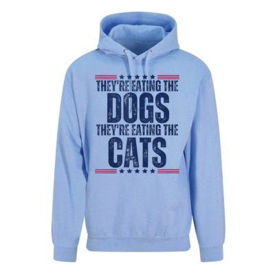 TheyRe Eating The Dogs They’Re Eating The Cats Unisex Surf Hoodie