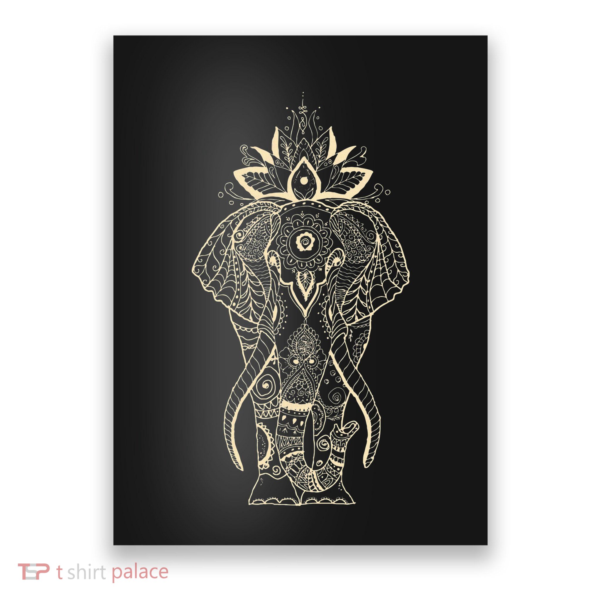 Trendy Elephant Tribal Indian Elephant Mandala Tribal Art Poster