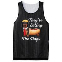 TheyRe Eating The Dogs Dachshund Hotdog Wiener Dog Mesh Reversible Basketball Jersey Tank