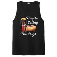 TheyRe Eating The Dogs Dachshund Hotdog Wiener Dog PosiCharge Competitor Tank