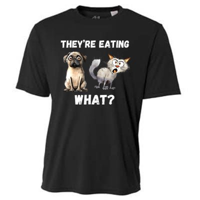 They’Re Eating The Dogs They’Re Eating The Cats The Pets Cooling Performance Crew T-Shirt