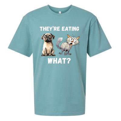 They’Re Eating The Dogs They’Re Eating The Cats The Pets Sueded Cloud Jersey T-Shirt