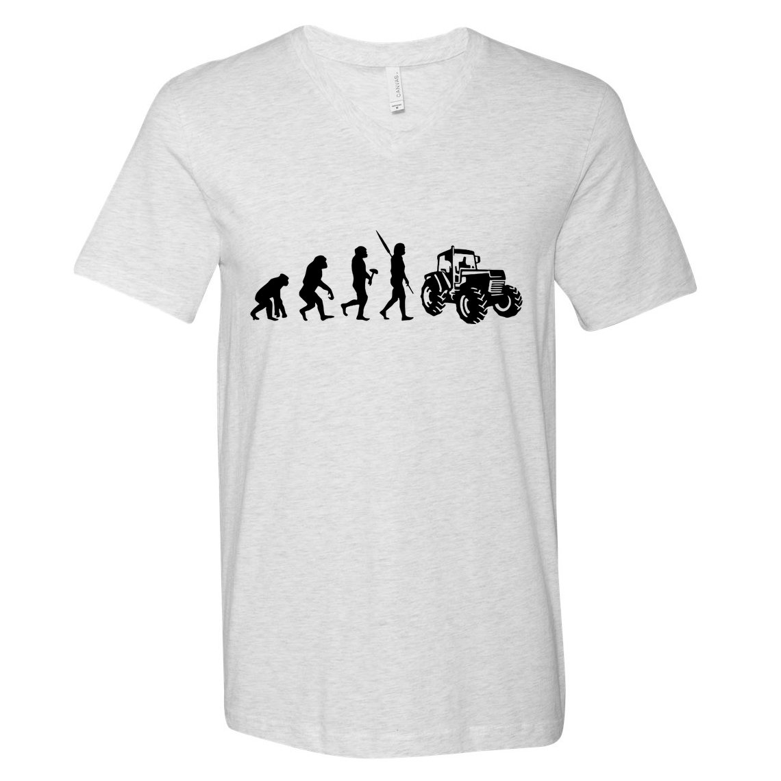 Tractor Evolution V-Neck T-Shirt