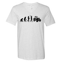 Tractor Evolution V-Neck T-Shirt