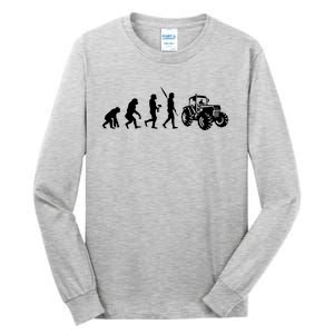 Tractor Evolution Tall Long Sleeve T-Shirt