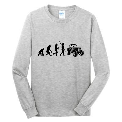 Tractor Evolution Tall Long Sleeve T-Shirt