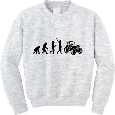 Tractor Evolution Kids Sweatshirt
