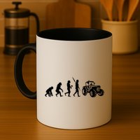 Tractor Evolution Mug