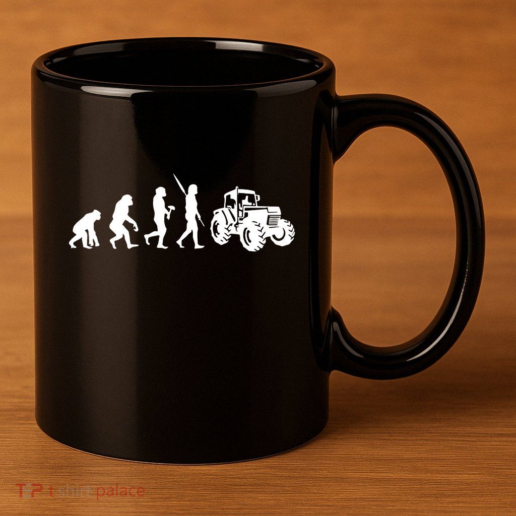 Tractor Evolution 11oz C Handle Ceramic Mug